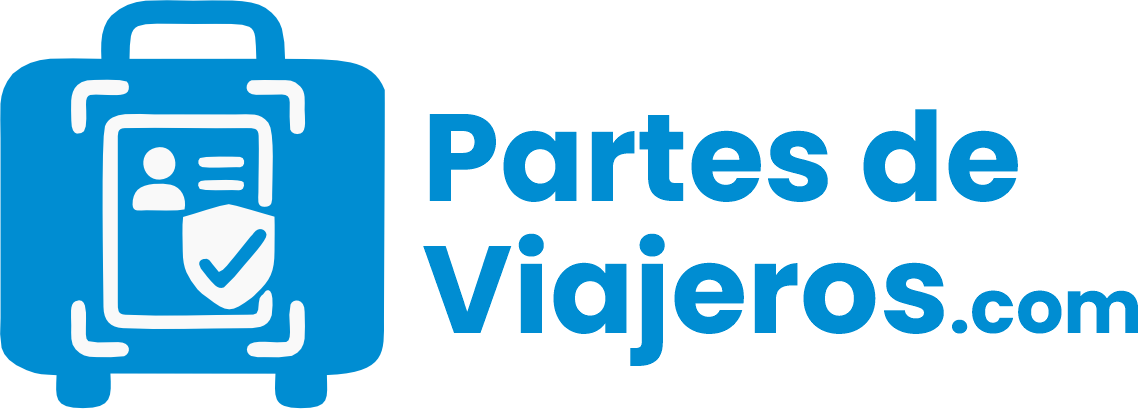 Logotipo de Partes de Viajeros